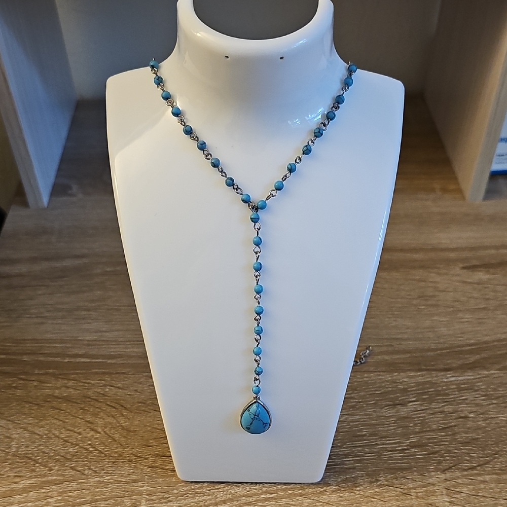 Banana Republic Turquoise Beaded Necklace
